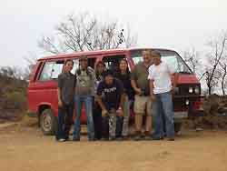 Lenong Viewpoint, Pilanesberg - Colin and friends; i'm 2nd from the right.